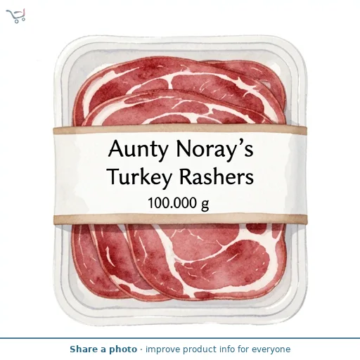 Aunty Noray's Turkey Rashers 
