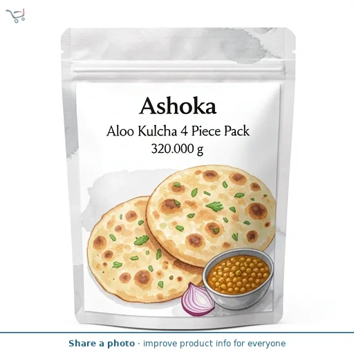 Ashoka Aloo Kulcha 4 Piece Pack 320g