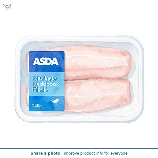 ASDA 2 Delicate Haddock Fillets 240g