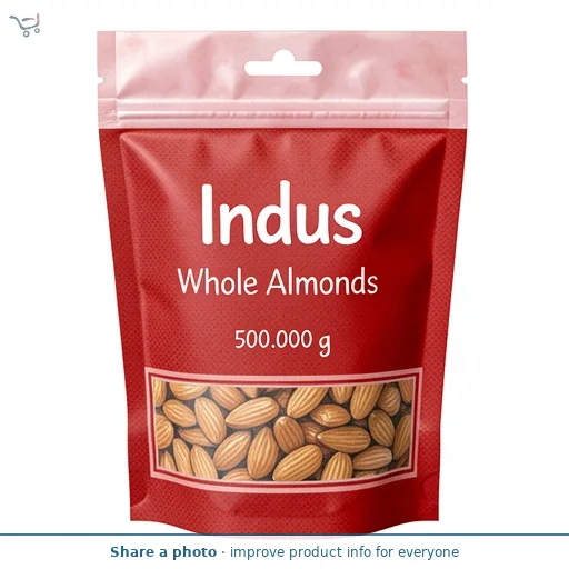 Indus Whole Almonds 500g