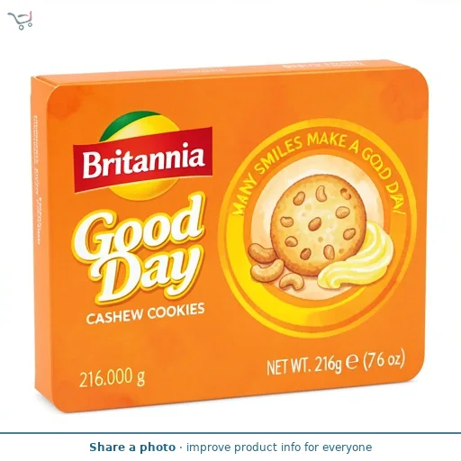 Britannia Good Day Cashew Cookies 216g