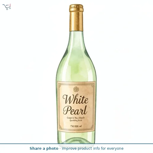 White Pearl Grape & Peach Non-Alcoholic Sparkling Drink 750ml