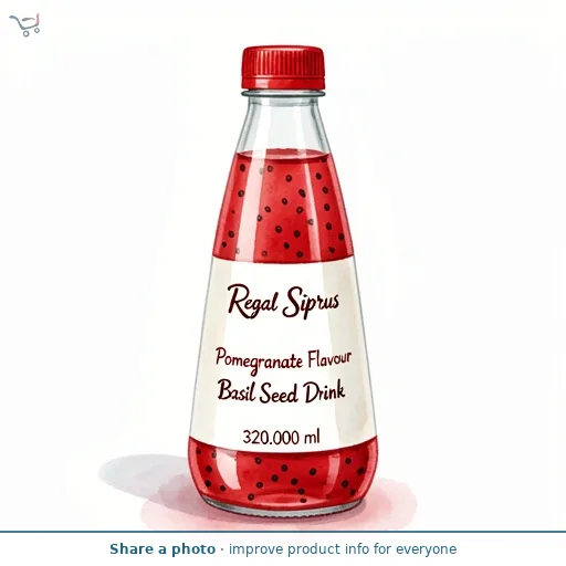 Regal Siprus Pomegranate Flavour Basil Seed Drink 320ml