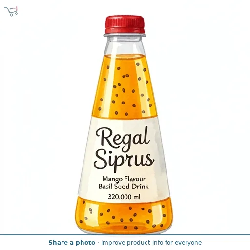 Regal Siprus Mango Flavour Basil Seed Drink 320ml