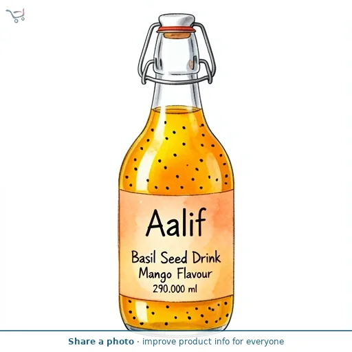 Aalif Basil Seed Drink Mango Flavour 290ml