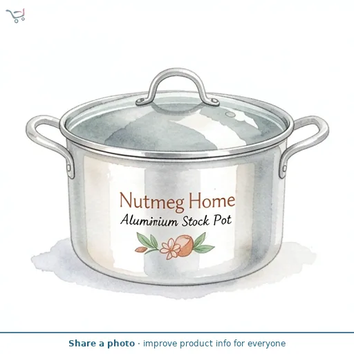 Nutmeg Home Aluminium Stock Pot