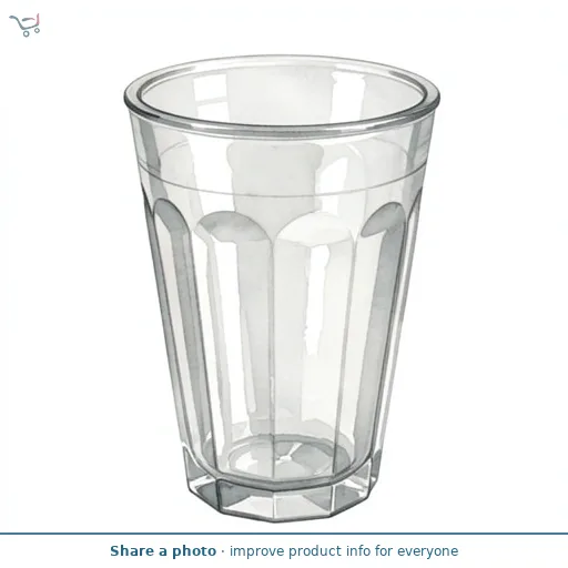 Nutmeg Home Clear Plastic Tumbler