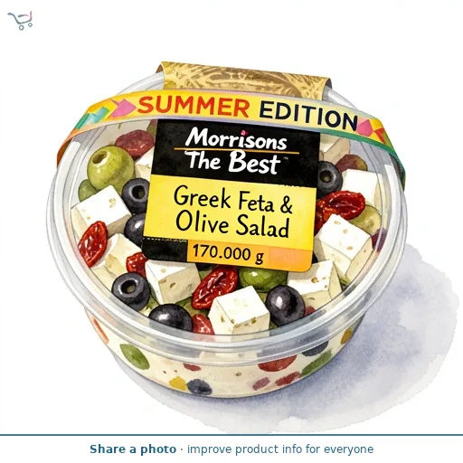 Morrisons The Best Greek Feta & Olive Salad 170g