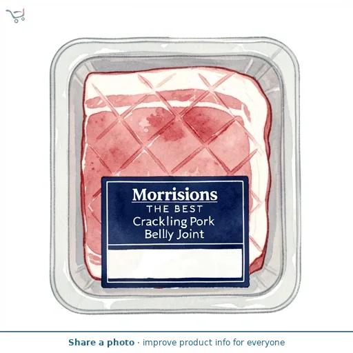 Morrisons The Best Crackling Pork Belly Joint