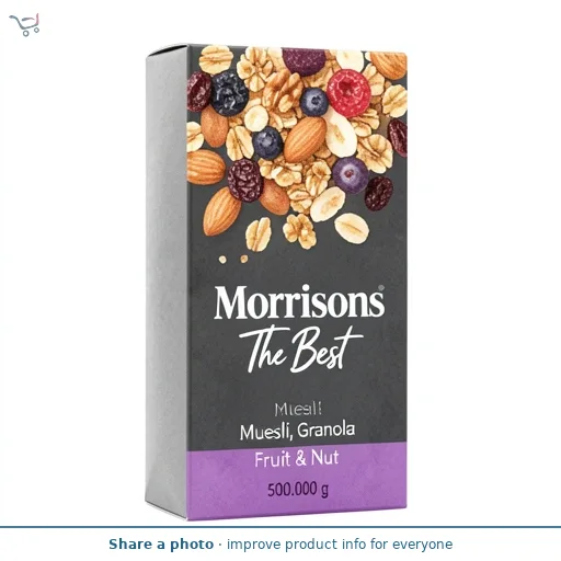 Morrisons The Best Muesli, Granola  Fruit & Nut