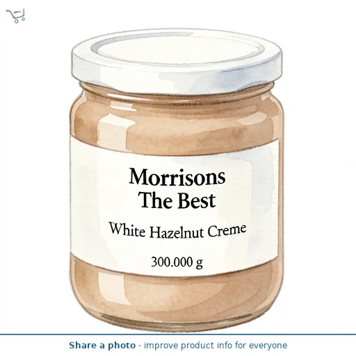 Morrisons The Best White Hazelnut Creme 