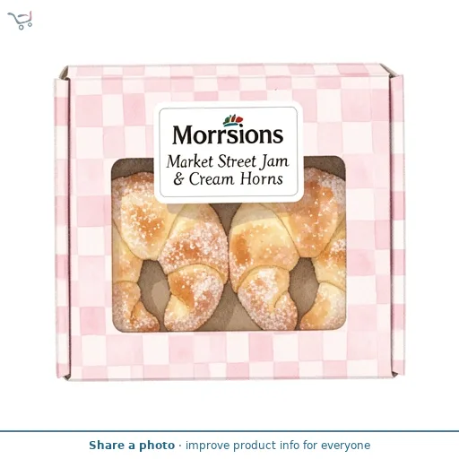 Market Street Jam & Cream Horns