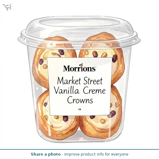 Market Street Vanilla Creme Crowns 