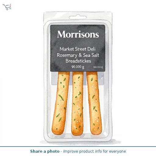 Market Street Deli Rosemary & Sea Salt Breadsticks 