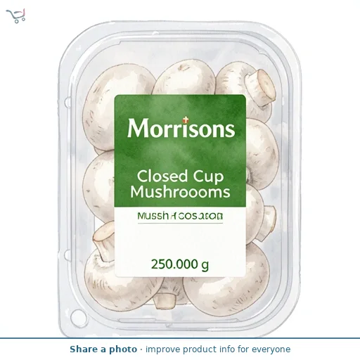 Morrisons Closed Cup Mushrooms