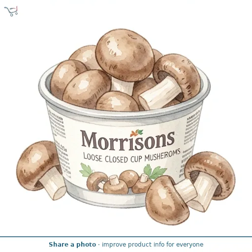 Morrisons Loose Closed Cup Mushrooms