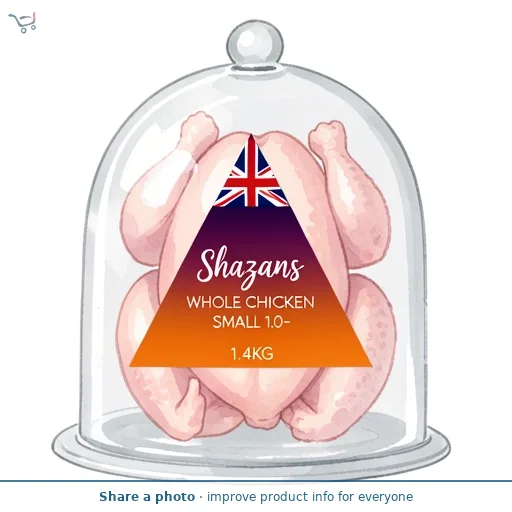 Shazans SHAZANS WHOLE CHICKEN SMALL 1.0-1.4KG