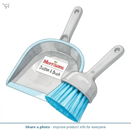 Morrisons Dustpan & Brush