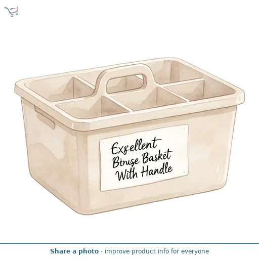 Storage Basket With Handle