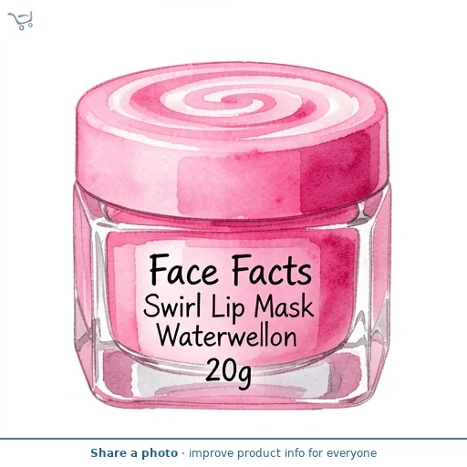 Face Facts Swirl Lip Mask Watermelon 20g