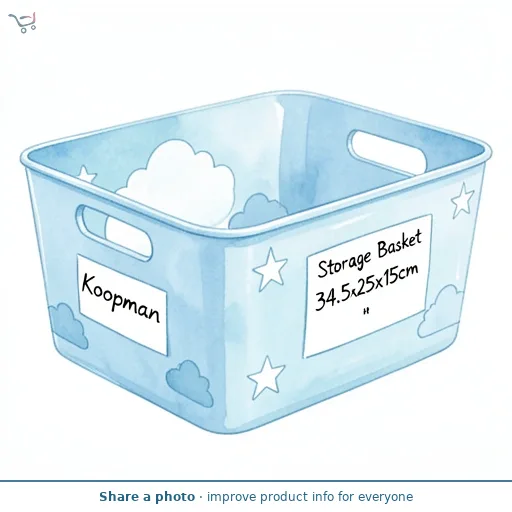 Storage Basket 34.5x25x15cm