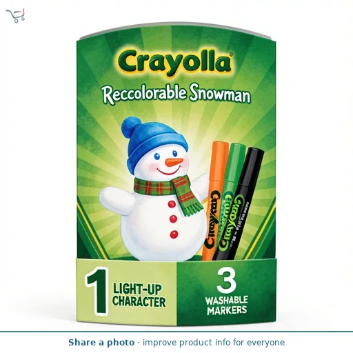 Crayola Light-Ups Recolorable Snowman