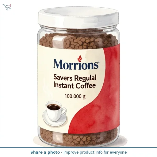 Morrisons Savers Regular Instant Coffee 100g