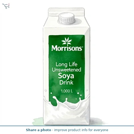 Morrisons Long Life Unsweetened Soya Drink