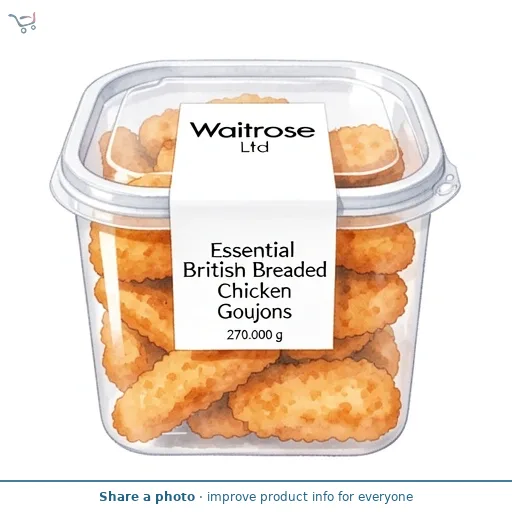 Essential British Breaded Chicken Goujons