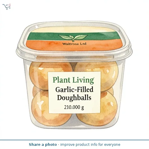 Plant Living Garlic-Filled Doughballs