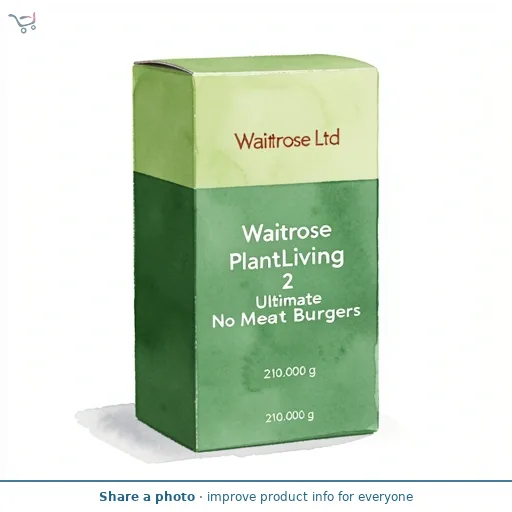Waitrose PlantLiving 2 Ultimate No Meat Burgers
