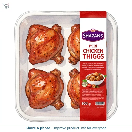 Shazans Peri Peri Chicken Thighs 900g