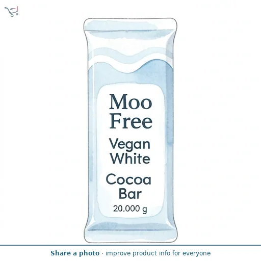 Moo Free Vegan White Cocoa Bar