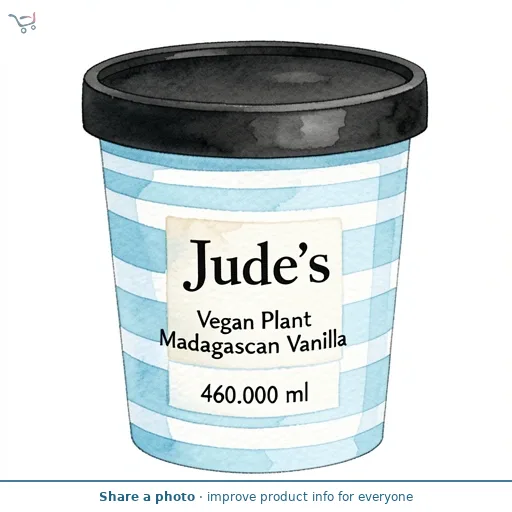 Jude's Vegan Plant Madagascan Vanilla