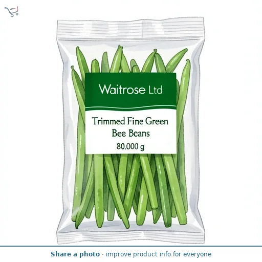 Waitrose Trimmed Fine Green Beans