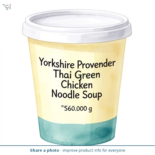 Yorkshire Provender Thai Green Chicken Noodle Soup