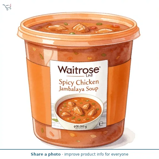 Waitrose Spicy Chicken Jambalaya Soup