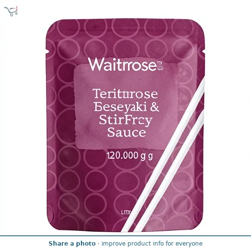 Waitrose Teriyaki & Sesame StirFry Sauce