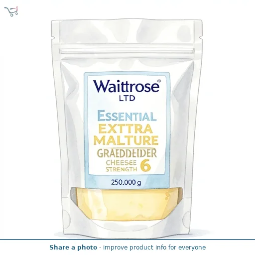 Essential Extra Mature Grated Cheddar Cheese Strength 6