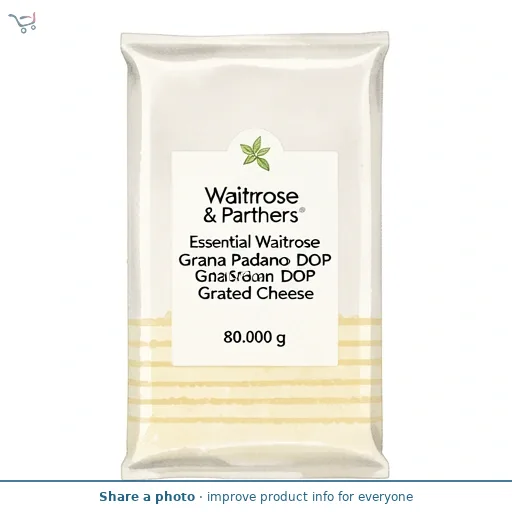 Essential Waitrose Grana Padano DOP Grated Cheese