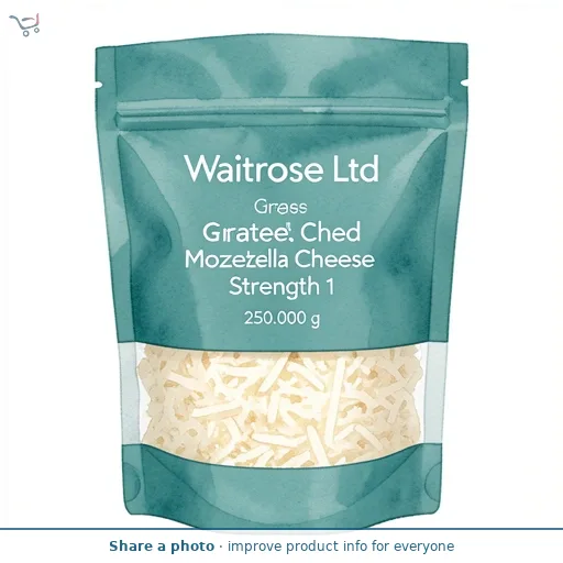 Waitrose Grated Mozzarella Cheese Strength 1