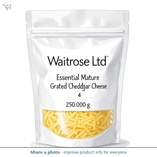 Essential Mature Grated Cheddar Cheese Strength 4