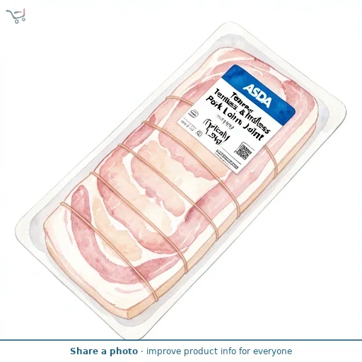 ASDA Tender Boneless & Rindless Pork Loin Joint (Typically 1.5kg) (Typically 1.5KG)