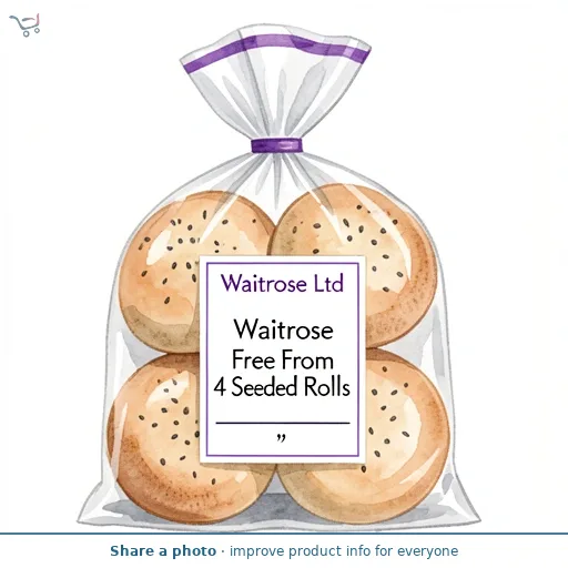 Waitrose Free From 4 Seeded Rolls