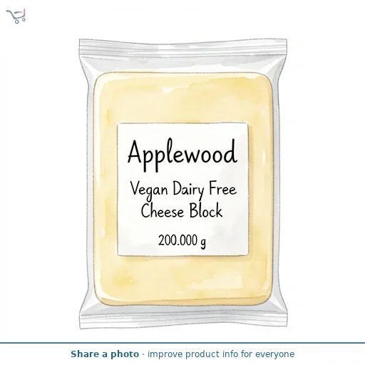 Applewood Vegan Dairy Free Cheese Block