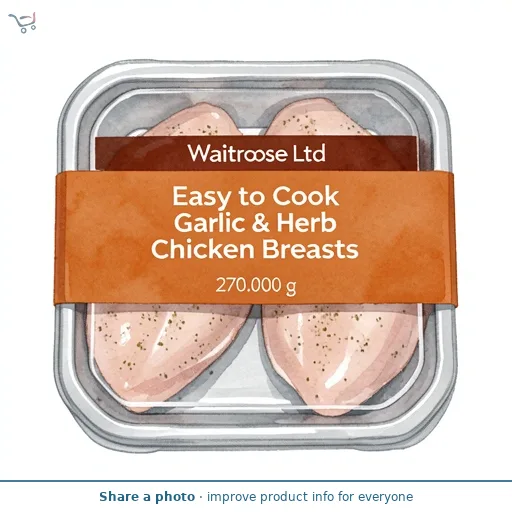 Easy to Cook Garlic & Herb Chicken Breasts