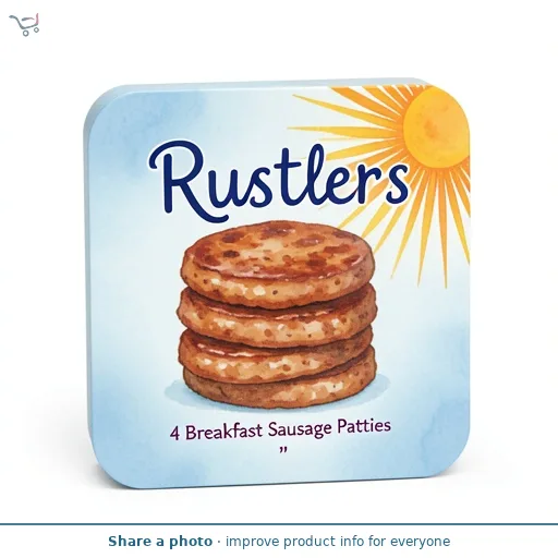 Rustlers 4 Breakfast Sausage Patties