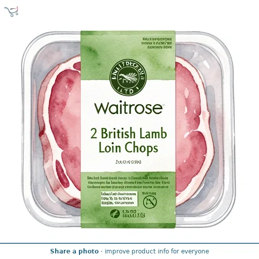 Waitrose 2 British Lamb Loin Chops