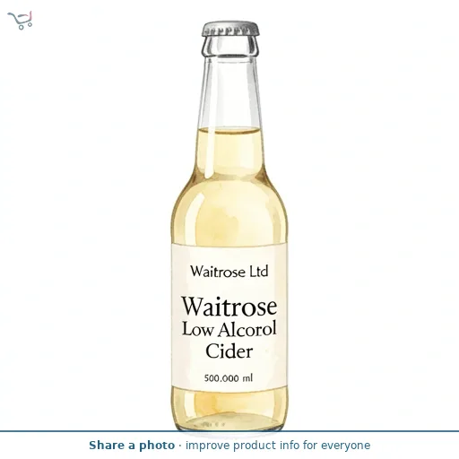 Waitrose Low Alcohol Cider