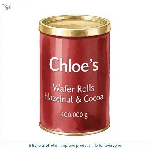 Chloe's Wafer Rolls Hazelnut & Cocoa